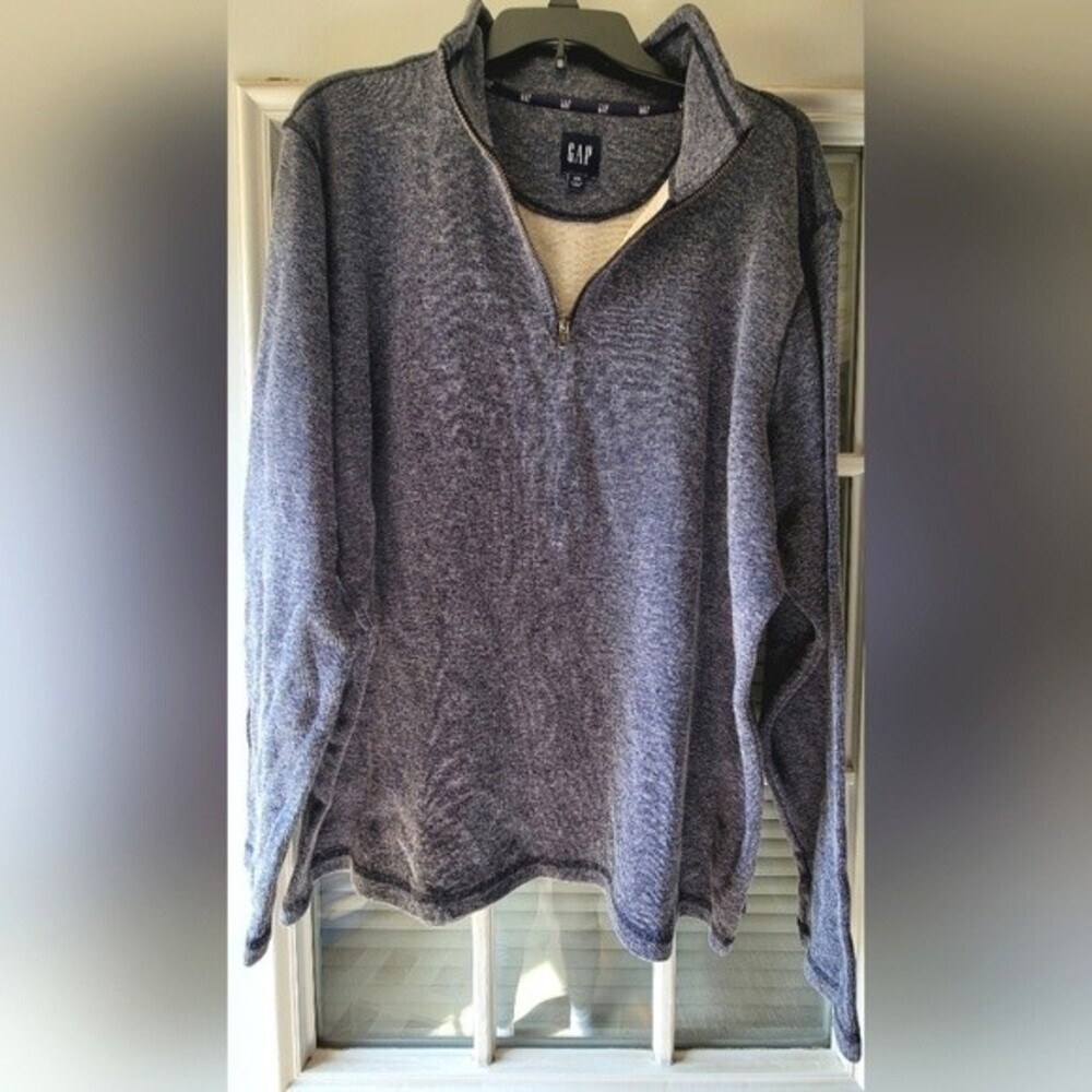 Gap Blue/White Pullover Jacket, Size XXL